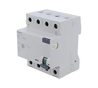 5SV3644-6KK01 Interruptor RCD lNenn: 40A IDiff: 300mA Polo: 3+N 230/400VAC DI...