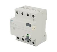 5SV3646-6 Interruptor RCD lNnen: 63A IDiff: 300mA Polo: 3+N 230/400VAC DIN SI...
