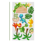 5th Birthday Dinosaur Notebook: Cute Dino School Journal for Kids - 120 Pages - Roarsome Birthday - Age 5