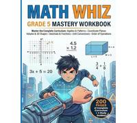 5th Grade Math Workbook: The Bridge to Algebra (200 Pages): Includes Study Guides! Decimals, Fractions, Volume, and Order of Operations - Ages 10-11
