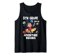 5th Grade Where The Adventure Begins Back To School For Boys Camiseta sin Mangas