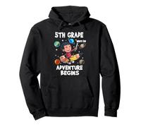 5th Grade Where The Adventure Begins Back To School For Boys Sudadera con Capucha