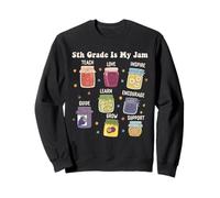 5to Grado Es Mi Jam Lindo Maestro Estudiante De Vuelta A Sudadera