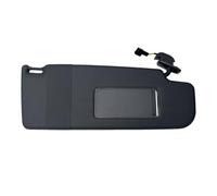 5U0857551 5U0857552 Compatible con Beetle 1998-2010 Compatible con Golf 2000-2013 Panel de Visera Frontal Negro con Espejo de Maquillaje Parasol(Black Right)
