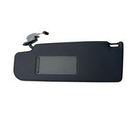 5U0857551 5U0857552 Compatible con Beetle 1998-2010 Compatible con Golf 2000-2013 Panel de Visera Frontal Negro con Espejo de Maquillaje Parasol(Black Left)