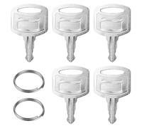 5uds 1100 Llaves para Dispensador de Papel Higiénico, Toilet Paper Dispenser Key Llave Dispensador Papel con 2 Llaveros para Tork SCA 1100 el Dispensador Papel Profesionales de Mantenimiento