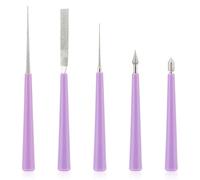 5uds Escariador de Cuentas con Punta de Diamante, Herramienta para Escariar Cuentas para Hacer Joyas Eliminar Rebabas Expansor de Cuentas para Cuentas de Vidrio Plástico Metal Madera Bricolaje