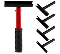 5uds Kit de Llave de Ajuste de Espacio para Bisagras, Llave de Ajuste de Bisagra 4 en 1 para Uso Resideancial y Comercial Revestida de Alta Resistencia con Agarre de Goma