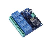 5V/12V ESP8266 Dual Channel WiFi Relay Module - IoT Smart Home Remote Control Switch with Mobile APP(4Road5V)