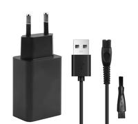 5V Cargador Afeitadora para Norelco OneBlade 360 QP2724 QP2720 QP2824 QP2734 QP4631 MG7910 MG5910 MG9510 PQ888 PQ889 Afeitadora USB Adaptador con Cable USB
