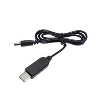5V to 12V Step Up Cable - USB DC Boost Converter | 5.5x2.1mm Power Cable | USB 5V to 12V Step Up Converter Cable with 5.5x2.1mm DC Interface, PVC External Mounting Power Bank Boost Cable