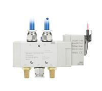 5V210 Series 5 Port 2 Position Terminal Solenoid Pneumatic Valve Compact Aluminum Body G1/8 G1/4 Ports DC12V DC24V AC110V AC220V(5V310-10B-050-DC24V)