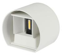 1 pz 6W Wall Lamp with Bridglux Chip White Body Round IP65 4000K