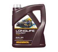 Mannol 7715 SAE 5W-30 Longlife Aceite VW 504.00/507.00 , MB 229.51 , 8 (5 + 3x1