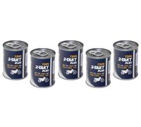 5x 100ML Motocicleta Aceite 2-Takt Plus Mannol Api TC para Aprilia Honda