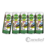 5x 100ml SONAX LIMPIADOR ANTIBACTERIAL KLIMAPOWERCLEANER LIMÓN VERDE