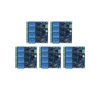 5X 12V 4CH Interruptor de Control Remoto MóDulo de Relé para Android Motor MóVil LED Luz DIY Kit ElectróNico