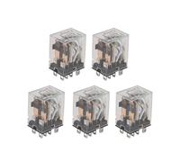 5X 12V Bobina 10A 240VAC 28VDC DPDT Rele Electromagnetico JQX-13F2Z