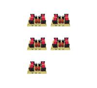 5X 150W 3 Way HiFi Speaker Frequency Divider Audio Crossover Filter Treble-Alto-Bass Frequency Divider