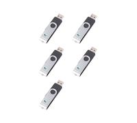 5X 1GB Negro USB 2.0 Palillo de Memoria de Flash Pluma Doble Dispositivo de Salto 2,17 Pulgada X 0,71 Pulgada X 0,24 Pulgada