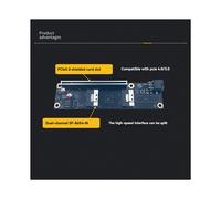 5X 2 Port PCI-E 4.0 X16 to SlimSAS SFF-8654 Adapter Card GEN4 SFF-8654-8i SFF8654 Riser Card for Video Card GPU