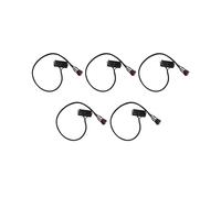 5X 24 Pines Hembra ATX PSU PC Fuente de Alimentación Probador de Arranque Start Jumper Ridge Cable con Interruptor de Encendido / Apagado, 50 cm