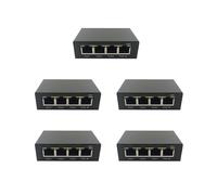 5X 4 Puertos Gigabit POE Extender 100/1000M Network Switch IEEE802.3Af/At Plug&Play para PoE NVR IP Camera AP