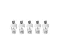 5X Ac 110-220V 360 Grados Sensor de Movimiento de Inducción Pir Ir Humano Infrarrojo Base del Interruptor del Zócalo del Enchufe E27 LED Soporte de
