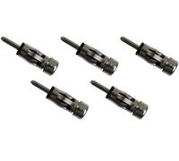 5x Adaptador De Antena AIV DIN A ISO Para Coche Radio Antena Conector Toma