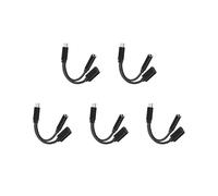 5X Adaptador de Audio de Carga Tipo C A 3,5 mm 2 en 1 USB C Divisor Auriculares Cable de Audio AUX para Divisor de TeléFono Inteligente