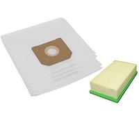 5x Bolsas para Aspirador tejido compatible con Flex S 36 (M), VC(E) 35 L (AC,MC)+ filtro