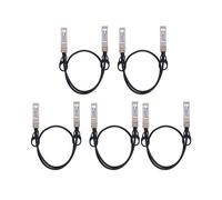 5X Cable 10G SFP + Twinax, Cobre de Conexión Directa (DAC) Cable Pasivo 10GBASE SFP para SFP-H10GB-CU1M, , (0.5M)
