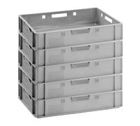 5x Caja para la Carne Gris E1 de Carnicero Pilar Bandeja