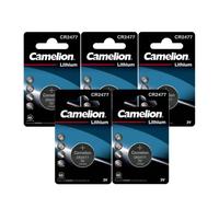 5 Camelion CR2477 batteries Litio 3V Moneda Célula DL2477 ECR2477 1BL Exp 2033