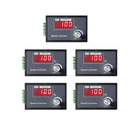 5X Controlador de Velocidad de Motor de CC PWM 6-60 V 30 A con Pantalla Digital y PCB Robusta: Perfecto para Varias Máquinas