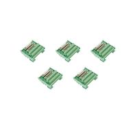 5X DB25 Módulo de Interfaz de Montaje En Riel DIN Tablero de Conexión de Conector Macho/Hembra