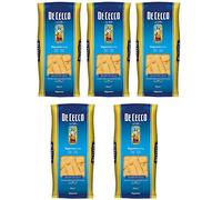 5x De Cecco Rigatoni Italian Pasta No. 24. 500g