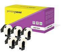 5x DK-11203 17 x 87 mm Rollos de Etiquetas para carpetas de archivo (300 Etiquetas por Rollo) compatibles para Brother P-Touch QL-1110NWB QL-1100 QL-500 QL-570 QL-700 QL-710W QL-800 QL-810W QL-820NWB