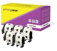 5X DK-11218 24 x 24 mm Rollos de etiquetas redondas compatibles (1000 etiquetas por rollo) para P-Touch QL-1110NWB QL-1100 QL-1060N QL-500 QL-500BW QL-570 QL-580 QL-700 QL-710W L-800 QL-810W QL-820NWB