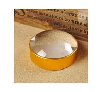 5x dome magnifier 60mm gold desktop paperweight magnifier reading aid small print