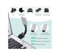 5X E-Book Recargable Luz LED para Papel Nueva Lámpara de Lectura USB Clip de Lámpara de Luz de Libro para El Dormitorio de Viaje Lector 3Model