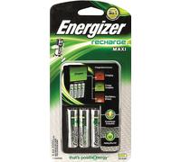 Energizer Cargador Maxi Recharge E300321205 + 4 pilas AA recargables 2000 mAh