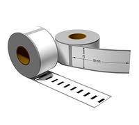 5x Etiqueta compatible con Dymo 99010 28 x 89 mm 130 etiquetas por rollo