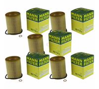 5x FILTRO MANN Filtro De Aceite HU 714 x Filtro De Aceite Oil