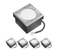 5x GX53 empotrable de suelo de adoquines NEOLUM para exterior IP67 angular 10