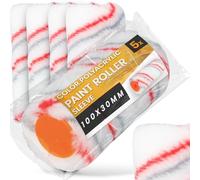 5x Instalguru Rodillo Pintura 10 cm 6x30 mm Poliacril Recambio Profesional Ideal Para Pintar Paredes Techos Hogar Proyecto Renovación Aplicación Limpia Precisa