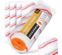 5x Instalguru Rodillo Pintura 18 cm 8x48 mm Poliacril Recambio Profesional Ideal Para Pintar Paredes Techos Hogar Proyecto Renovación Aplicación Limpia Precisa