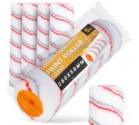5x Instalguru Rodillo Pintura 25 cm 8x58 mm Poliacril Recambio Profesional Ideal Para Pintar Paredes Techos Hogar Proyecto Renovación Aplicación Limpia Precisa