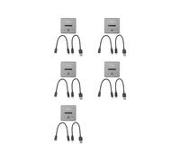 5X ITGZ 10Gbps M2 NVMe A USB 3.1 Adaptador de Acoplamiento SSD NVMe Protocolo Dual para 2230 2242 2280 22110 M2 Base de Gabinete SSD