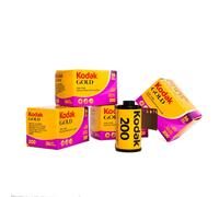 5x Kodak Gold 200 135-36 Color Película 35mm Lomo